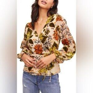 Beautiful floral shirt from Anthropologie